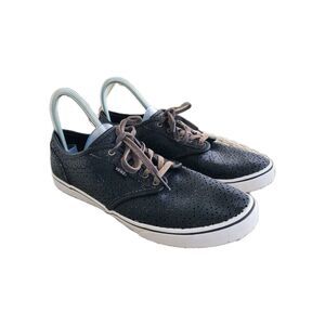 Vans Atwood Low DX Perforated Black Leather Sz 11 UltraCush Sneakers Streetwear